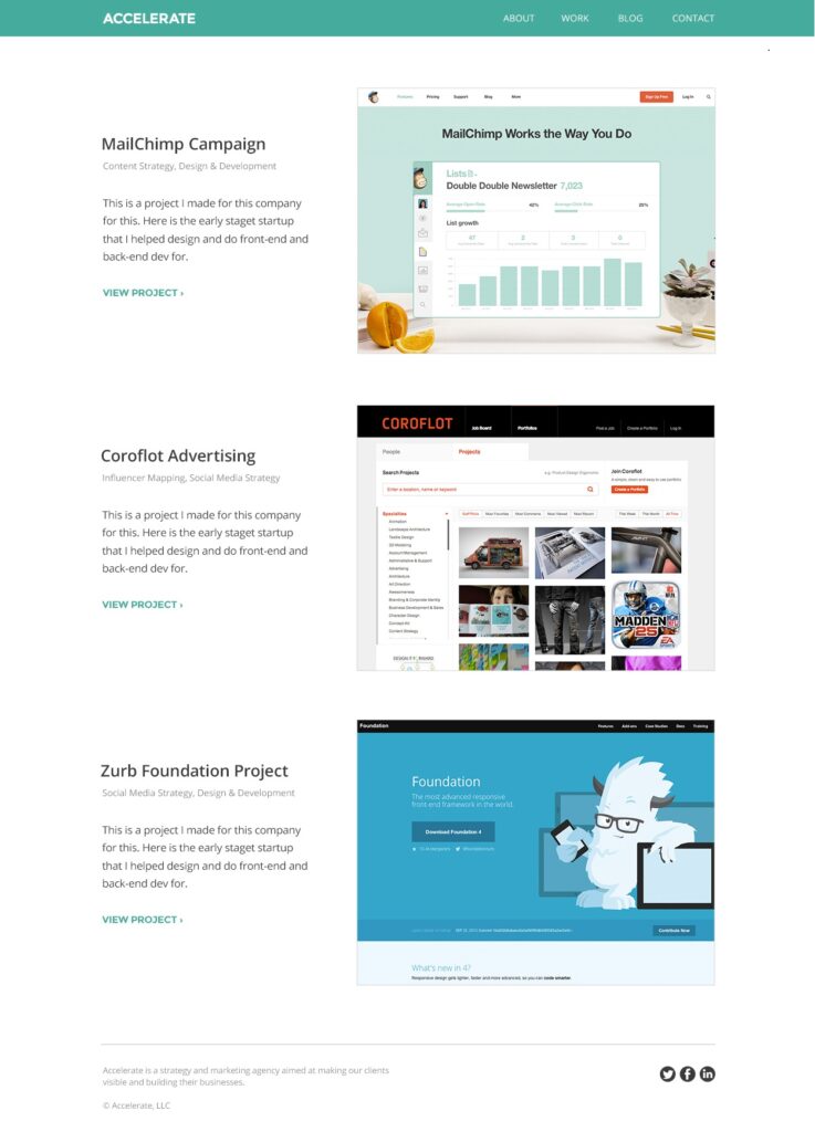 Accelerate case study page